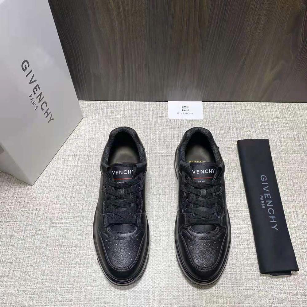 Close-up of wing detail on Givenchy Men Wing Low Sneakers