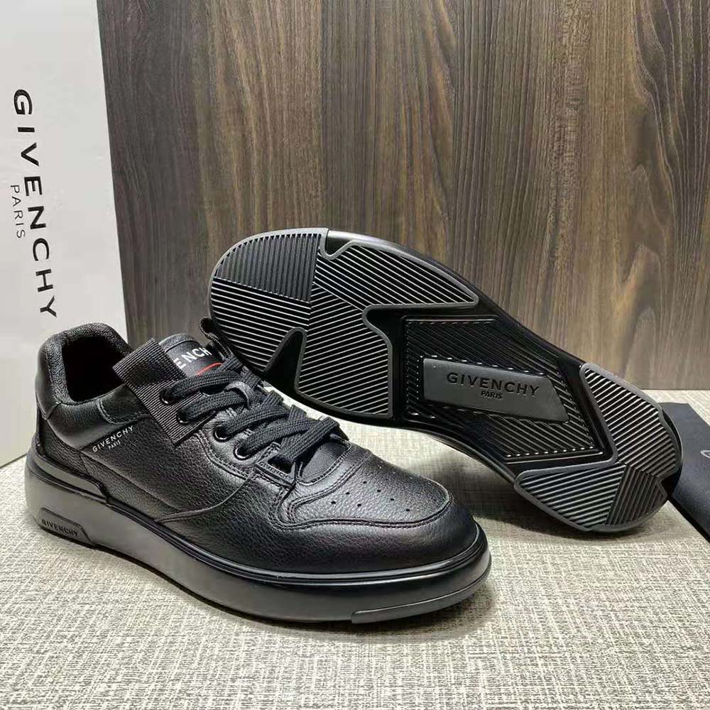 Givenchy Men Wing Low Sneakers in Satin-Black - image 5