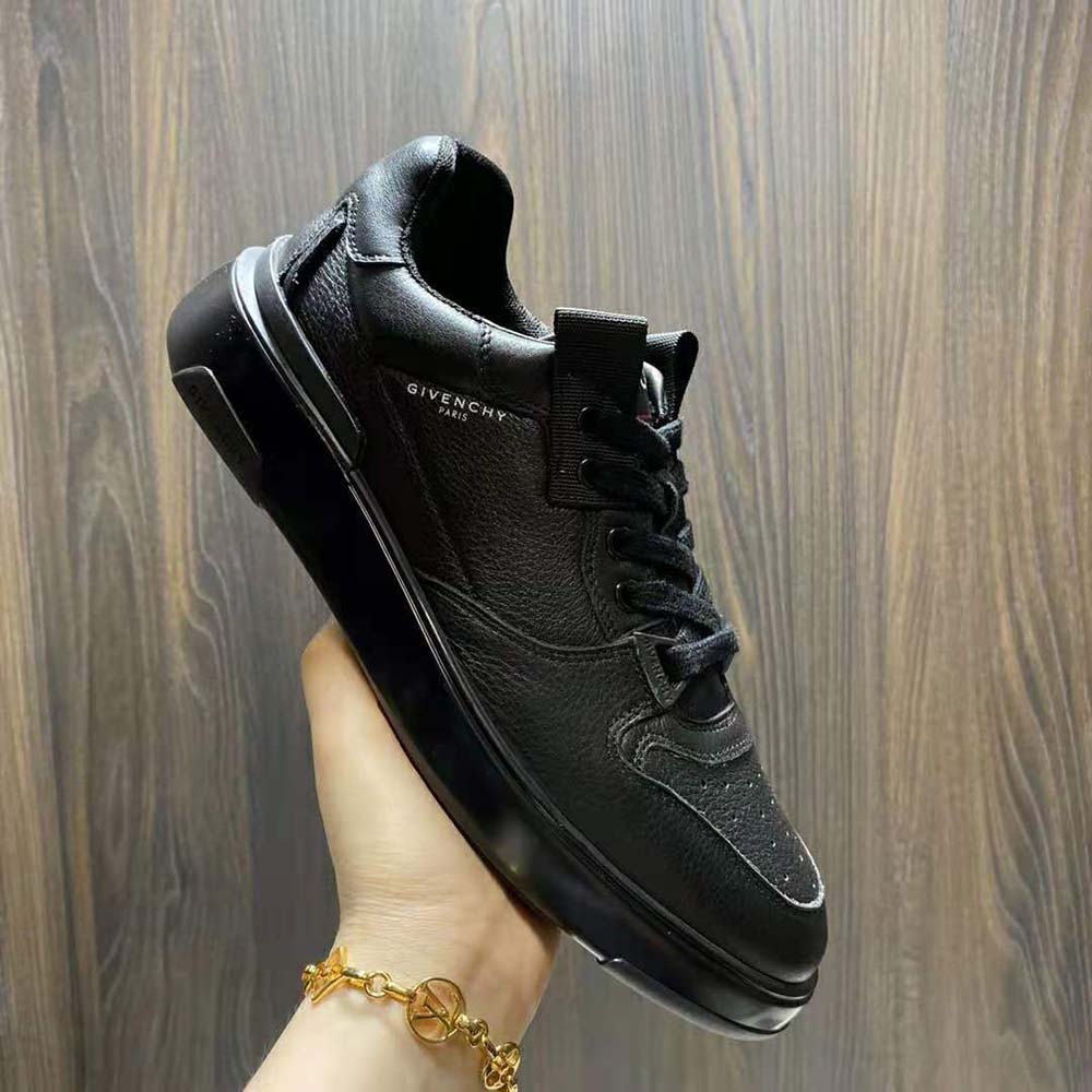 Givenchy Men Wing Low Sneakers in Satin-Black - image 8