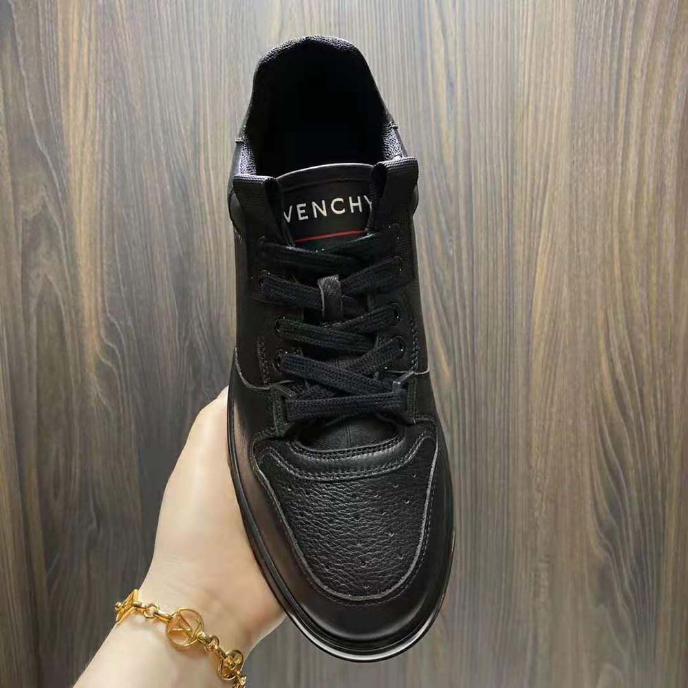 Givenchy Men Wing Low Sneakers in Satin-Black - image 7