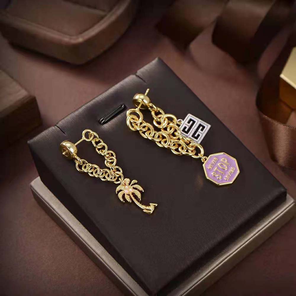 Givenchy Women Charms Asymmetrical Earrings - image 4