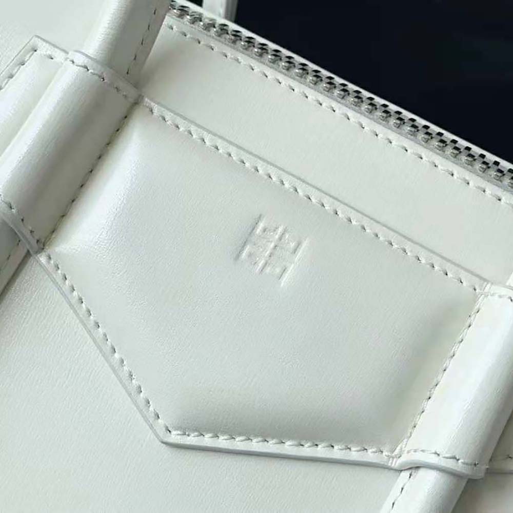 Givenchy Women Mini Antigona Lock in Box Leather-White - image 7