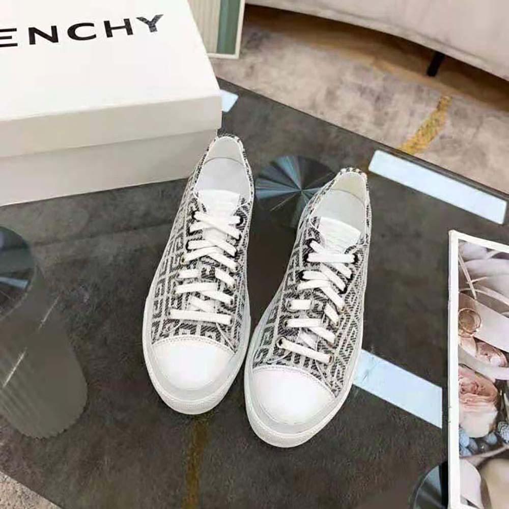 Givenchy Women Sneakers City in 4G Jacquard-Black - image 4