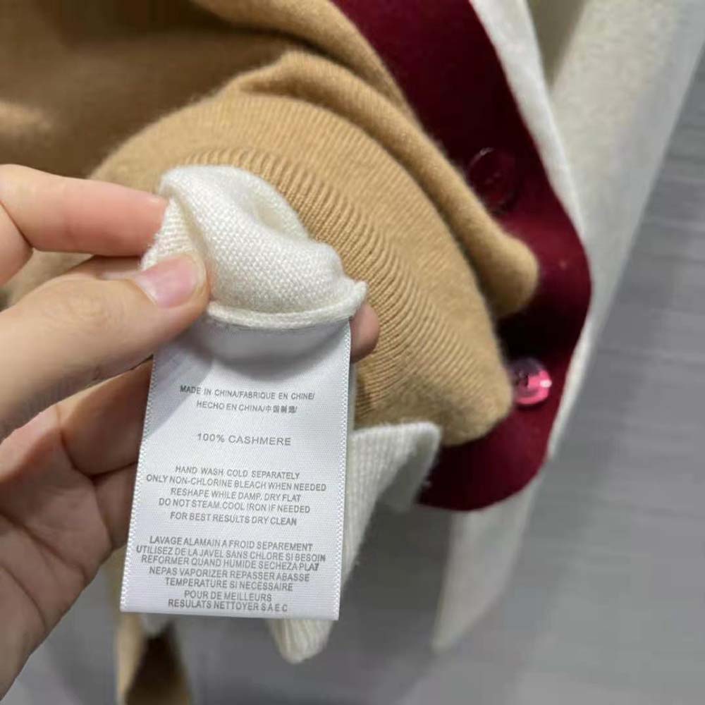 Loewe Women Anagram Asymmetric Cardigan in Wool - image 10