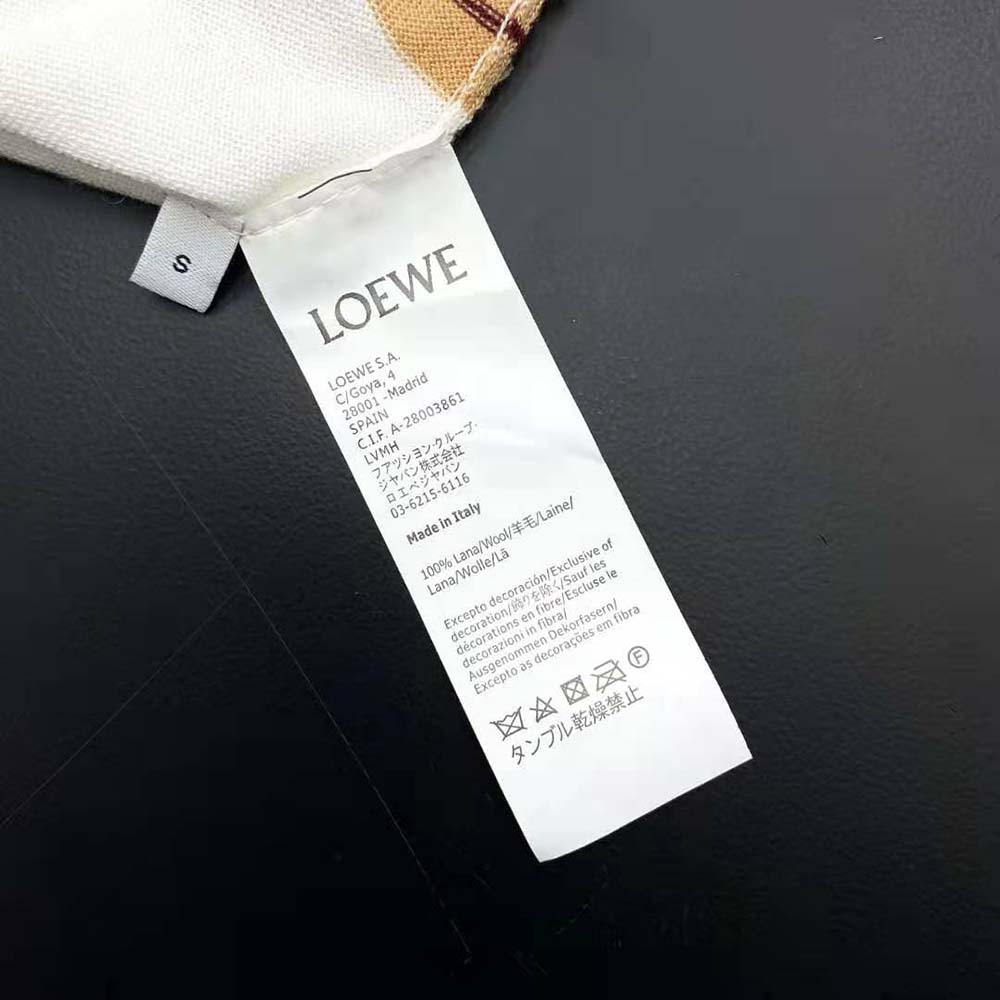 Loewe Women Cropped Sweater in Wool-White - image 10
