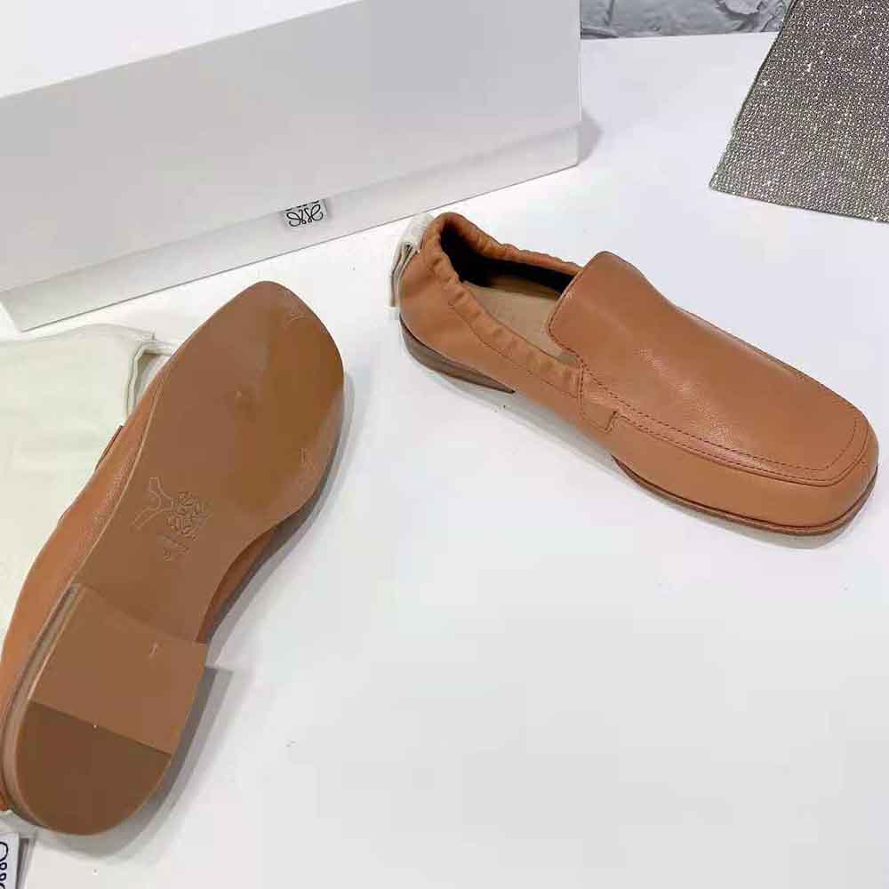 Loewe Women Elasticated Loafer in Calf-Brown - image 8