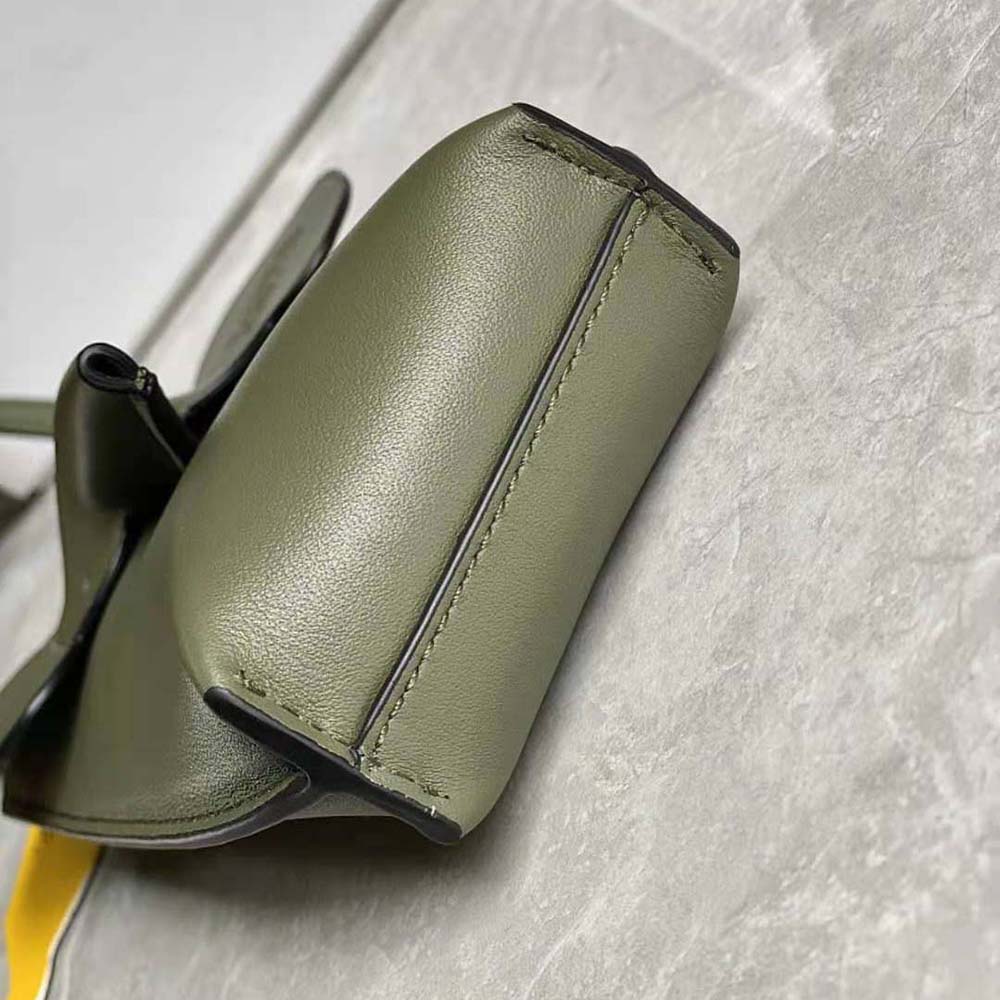 Loewe Women Elephant Pocket in Classic Calfskin-Green - image 6