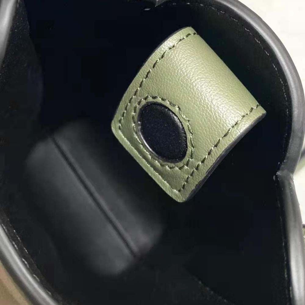Loewe Women Elephant Pocket in Classic Calfskin-Green - image 10