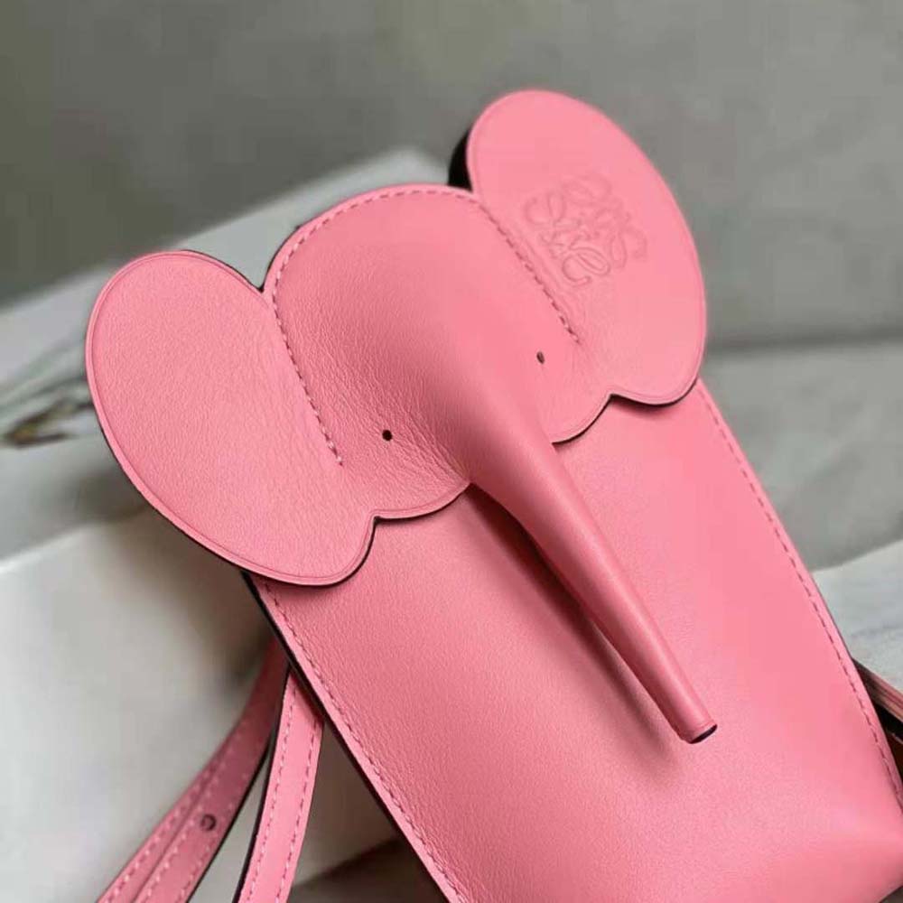 Loewe Women Elephant Pocket in Classic Calfskin-Pink - image 5