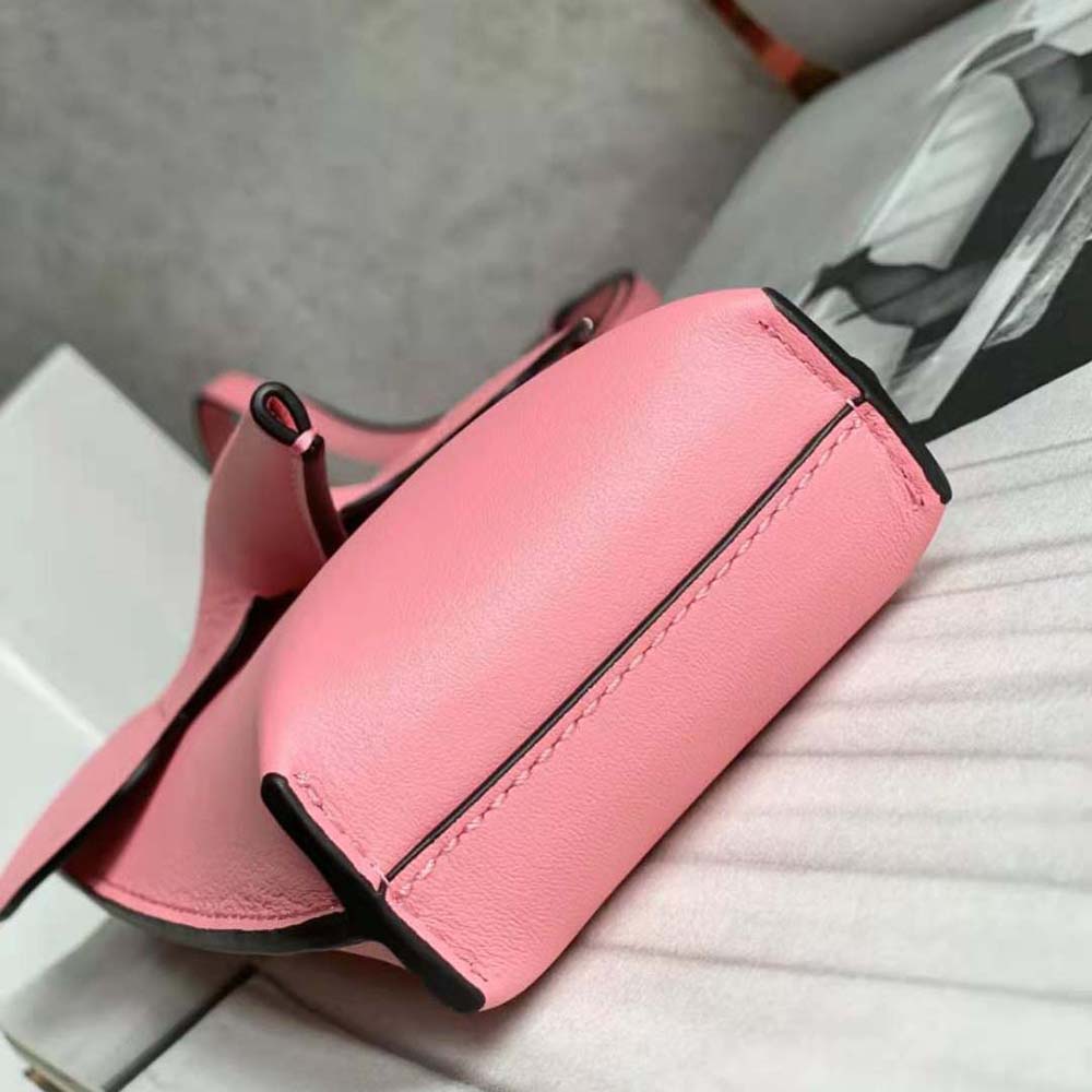 Loewe Women Elephant Pocket in Classic Calfskin-Pink - image 7