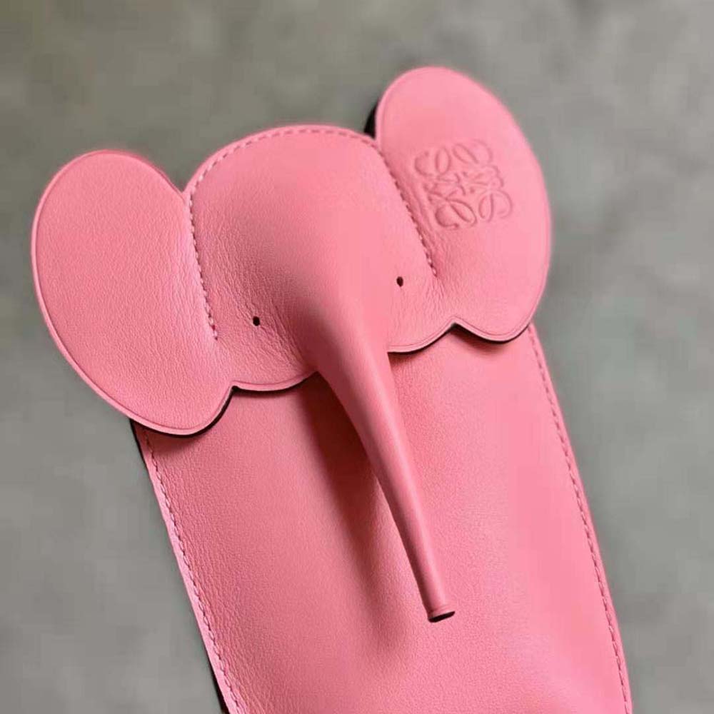 Loewe Women Elephant Pocket in Classic Calfskin-Pink - image 6