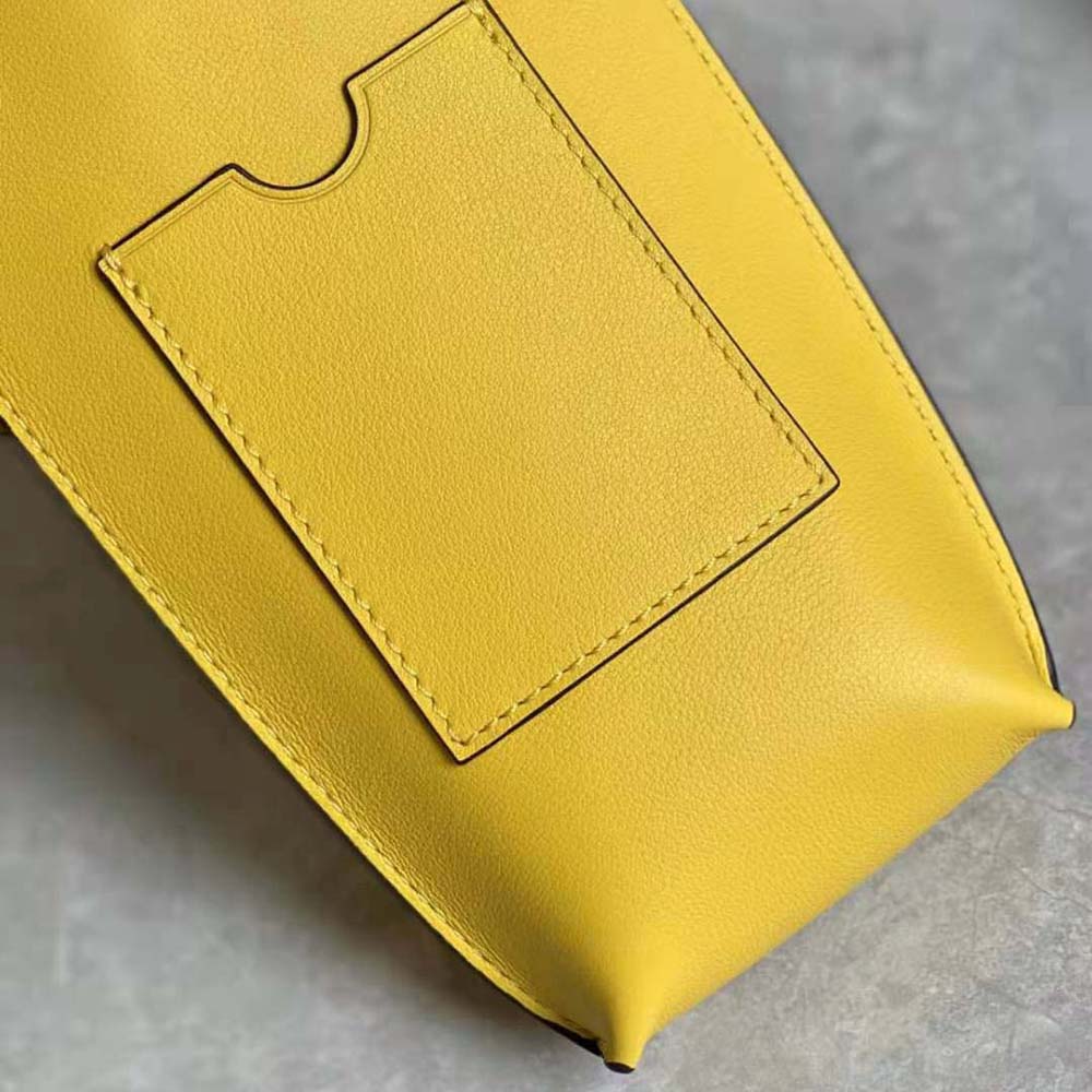 Loewe Women Elephant Pocket in Classic Calfskin-Yellow - image 6