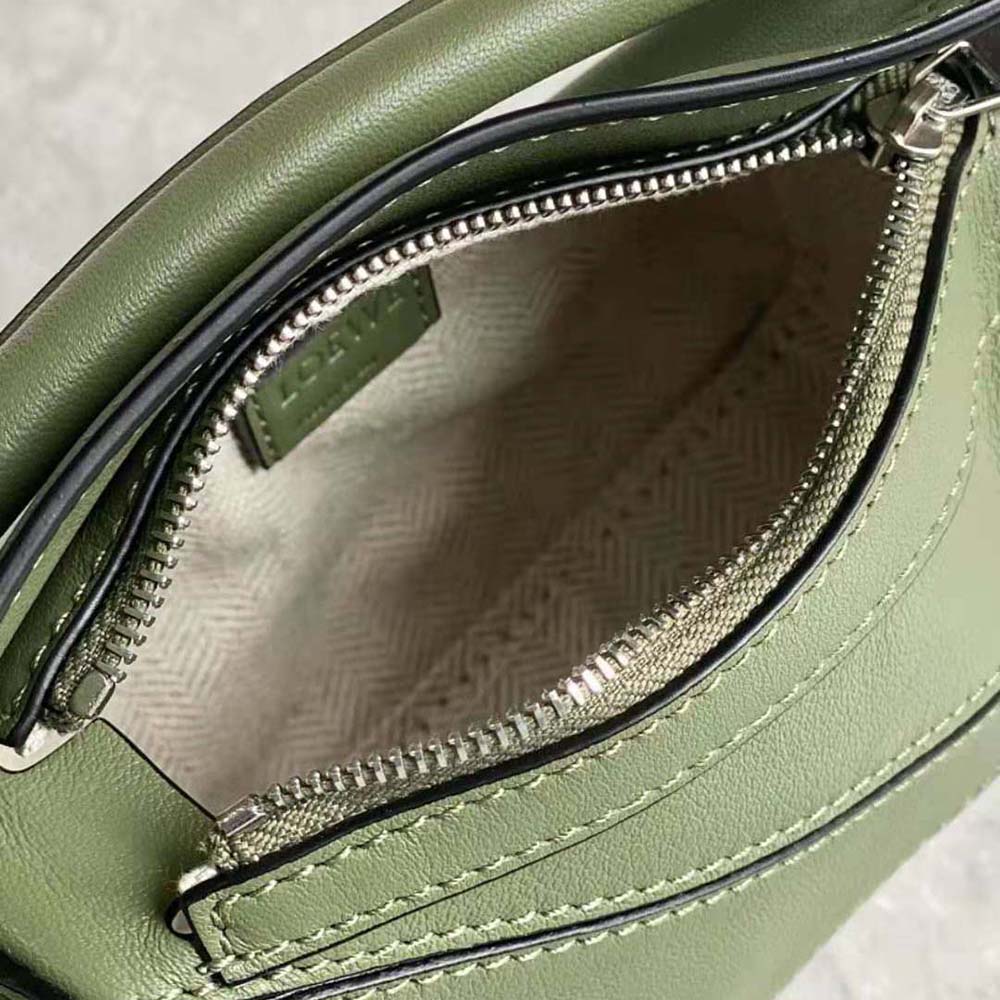 Loewe Women Nano Puzzle Bag in Classic Calfskin-Green - image 9
