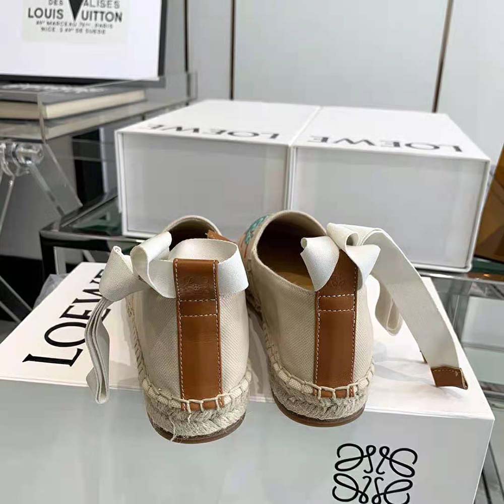 Loewe Women Paulas Ibiza Espadrille in Canvas-Beige - image 6