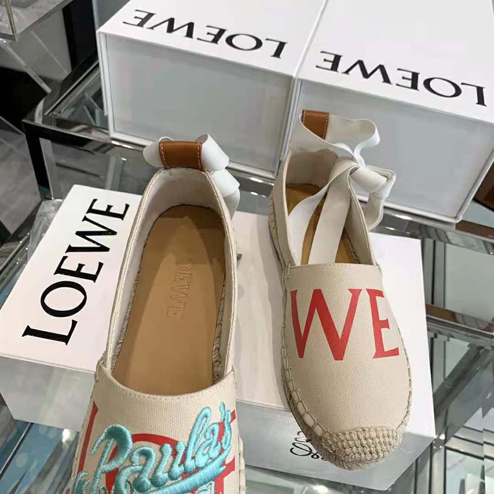 Loewe Women Paulas Ibiza Espadrille in Canvas-Beige - image 10