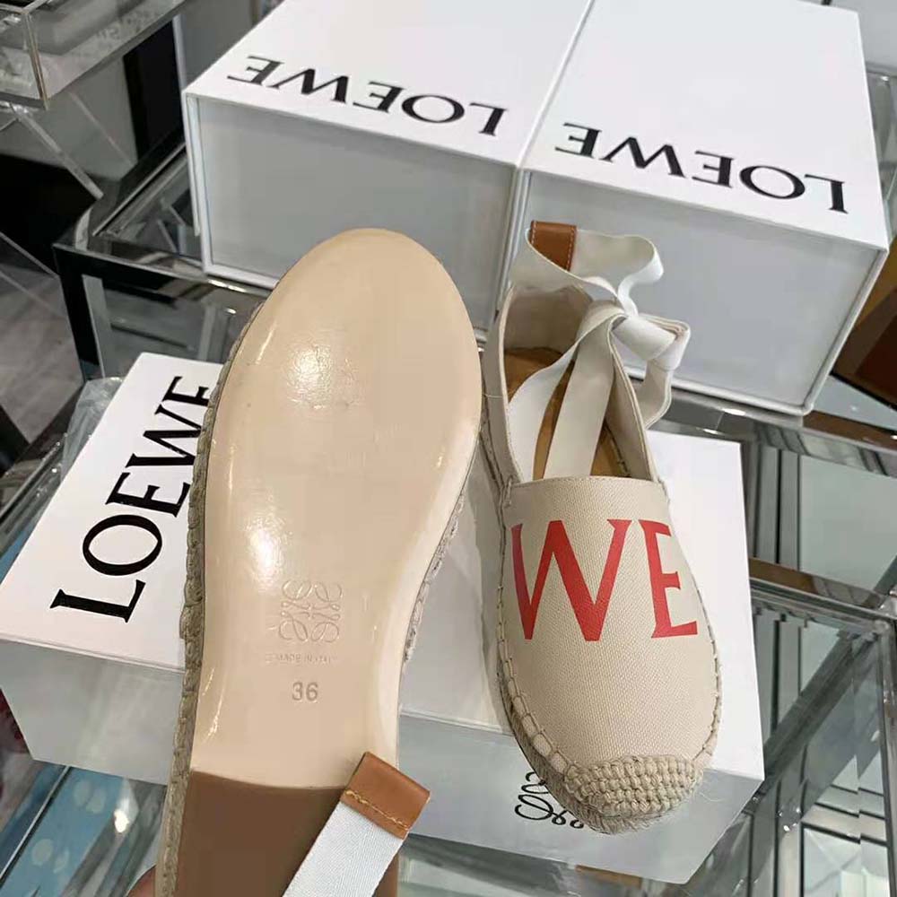 Loewe Women Paulas Ibiza Espadrille in Canvas-Beige - image 8