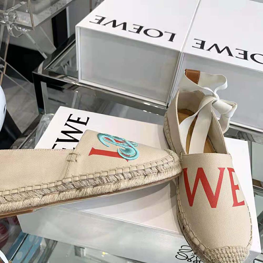Loewe Women Paulas Ibiza Espadrille in Canvas-Beige - image 7