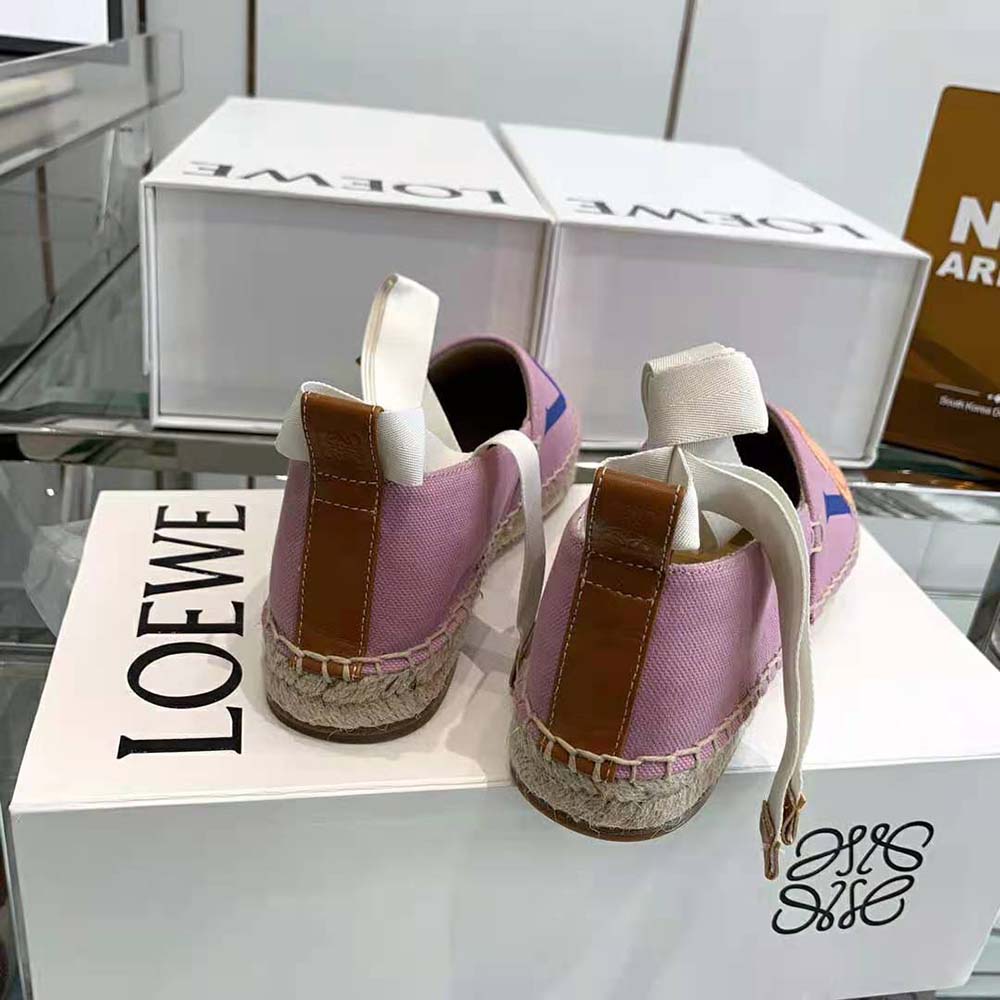 Loewe Women Paulas Ibiza Espadrille in Canvas-Pink - image 7