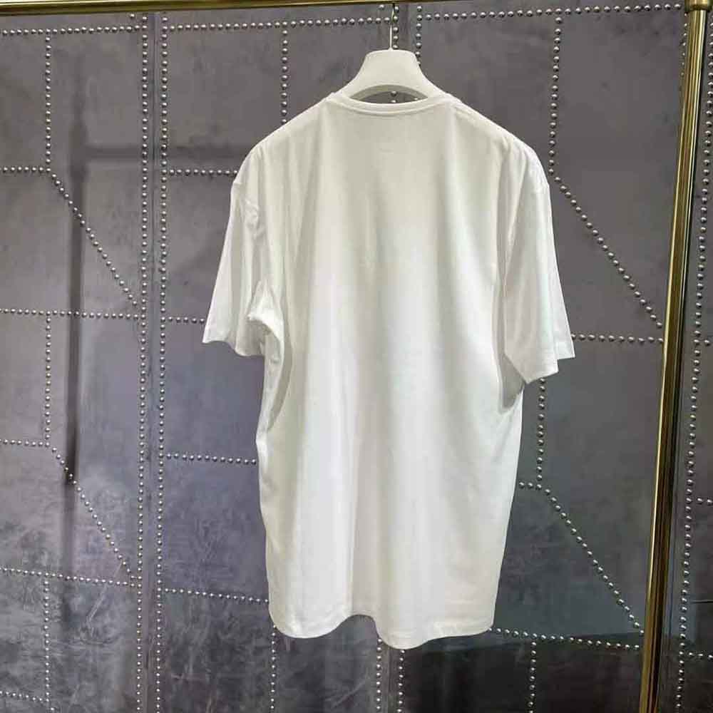 Loewe Women Photo Print T-shirt in Cotton-White - image 4