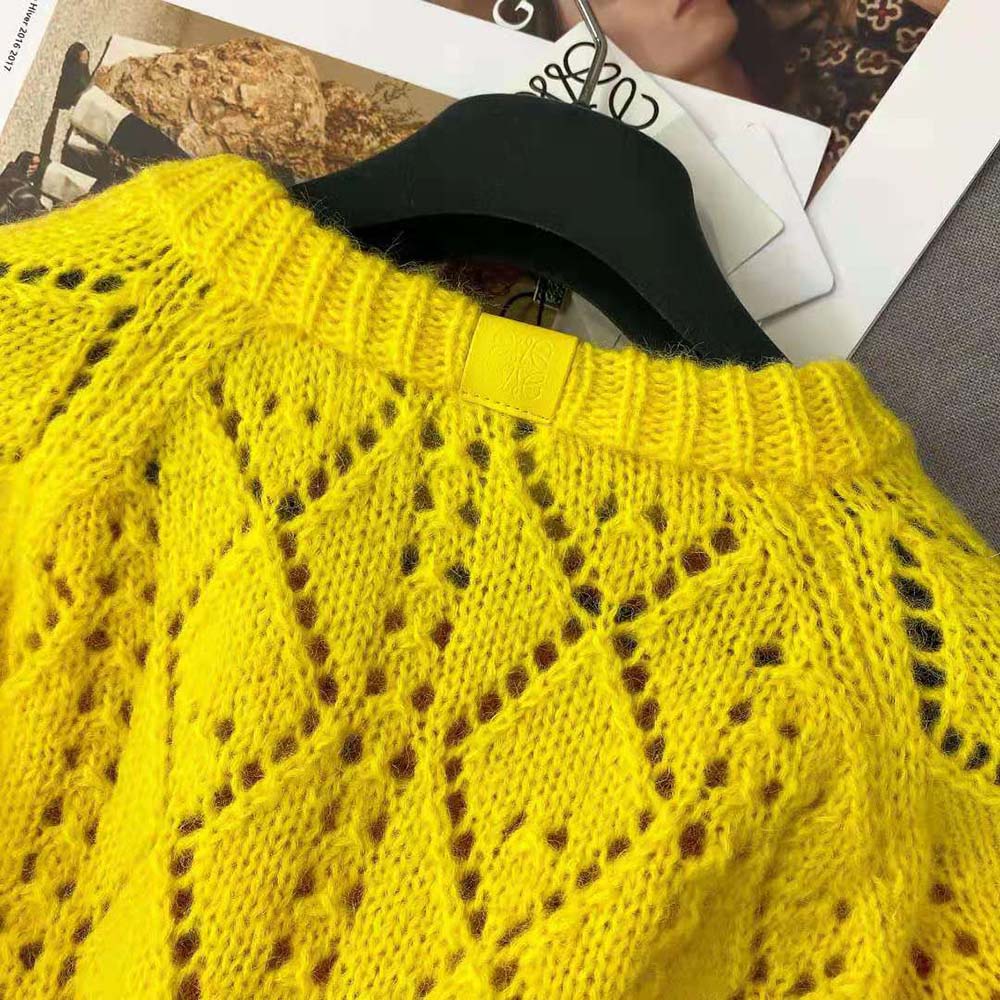 Loewe Women Trompe Loeil Sweater in Mohair - image 5