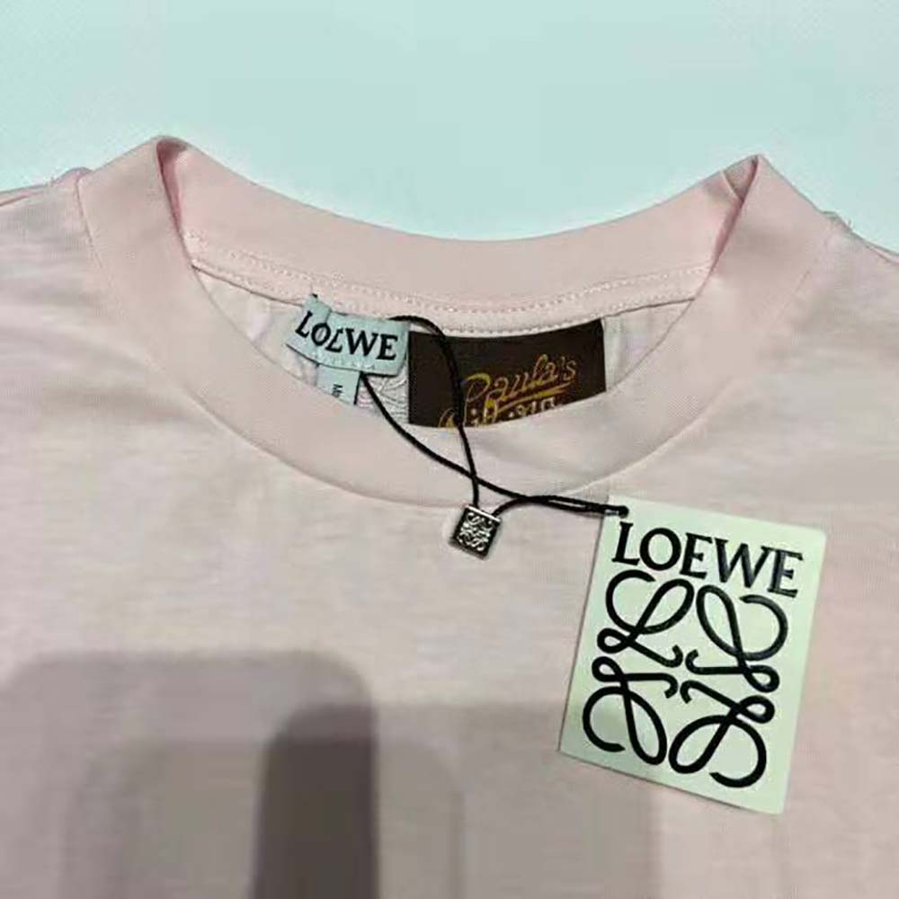 Loewe Women Watermelon T-shirt in Cotton-Pink - image 6