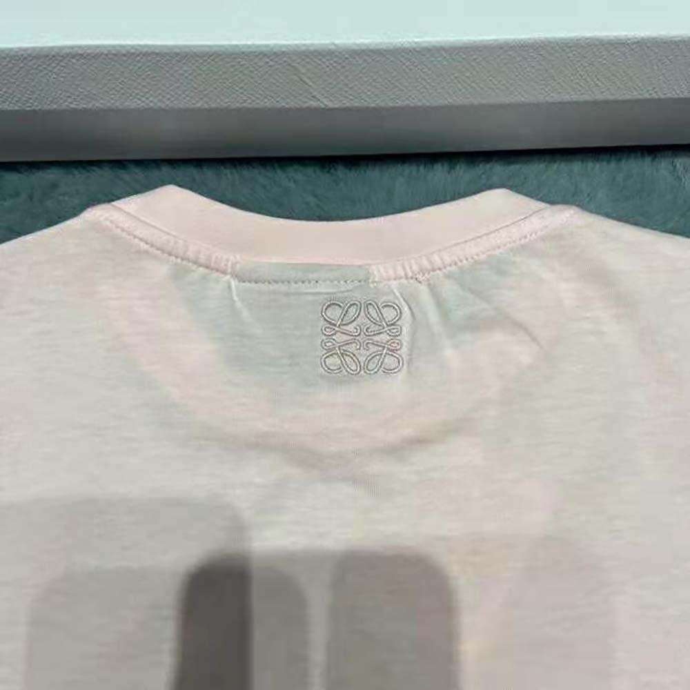 Loewe Women Watermelon T-shirt in Cotton-Pink - image 4