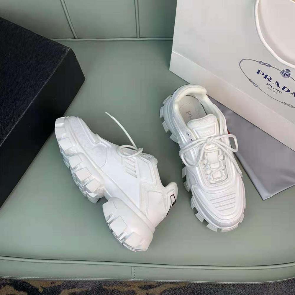 Prada Women Cloudbust Thunder Sneakers-White - image 4