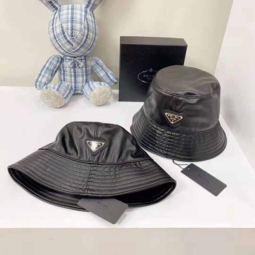 Prada Women Nappa Leather Bucket Hat - image 7