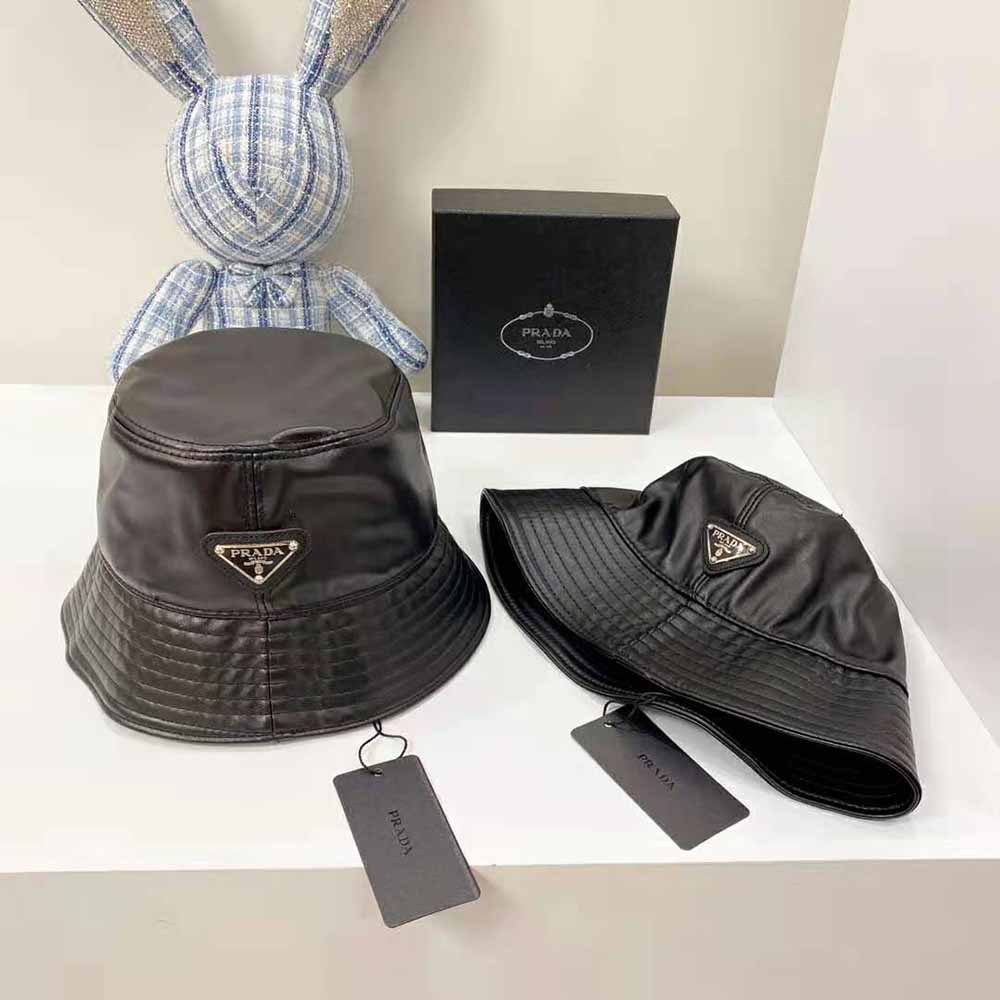 Prada Women Nappa Leather Bucket Hat - image 6