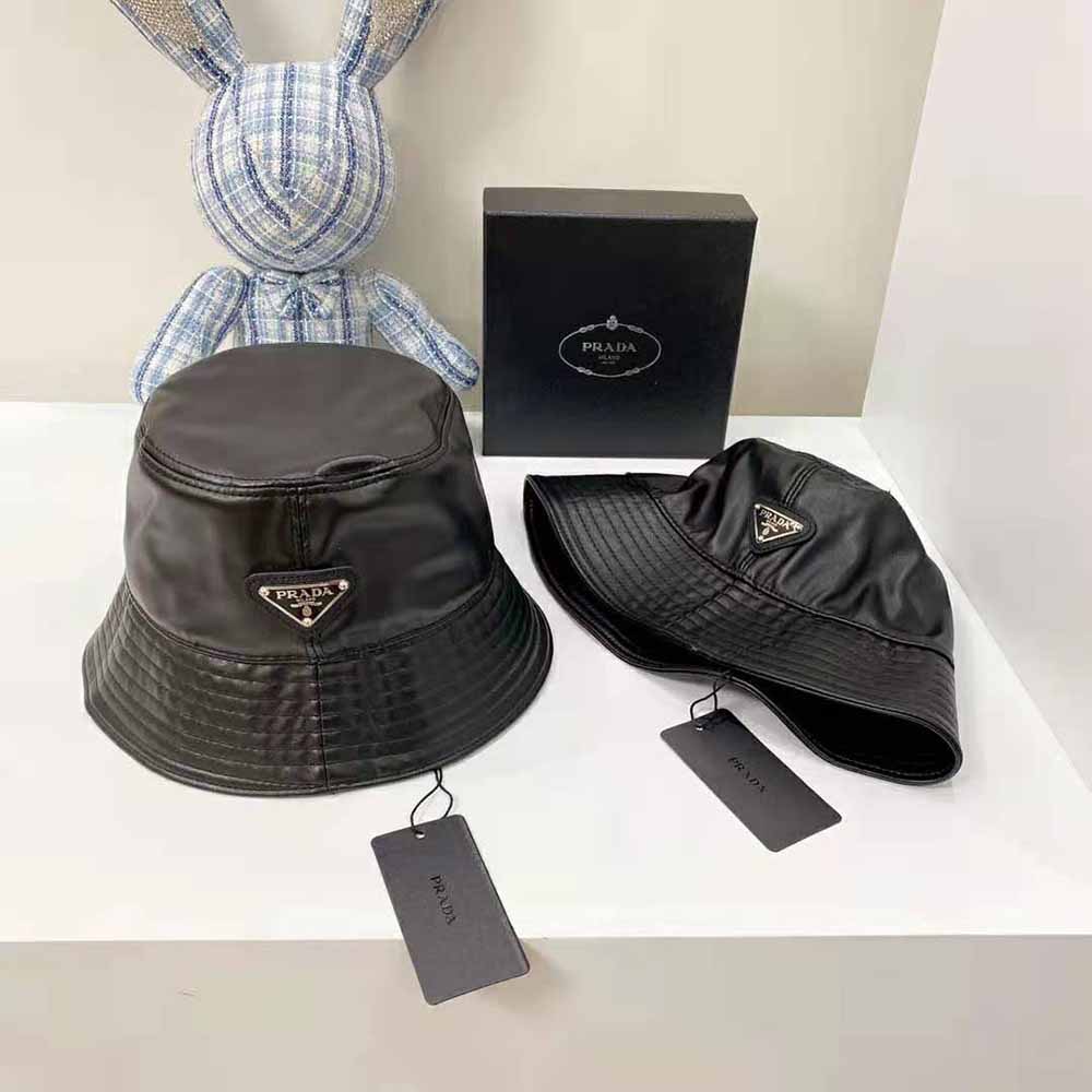 Prada Women Nappa Leather Bucket Hat - image 5