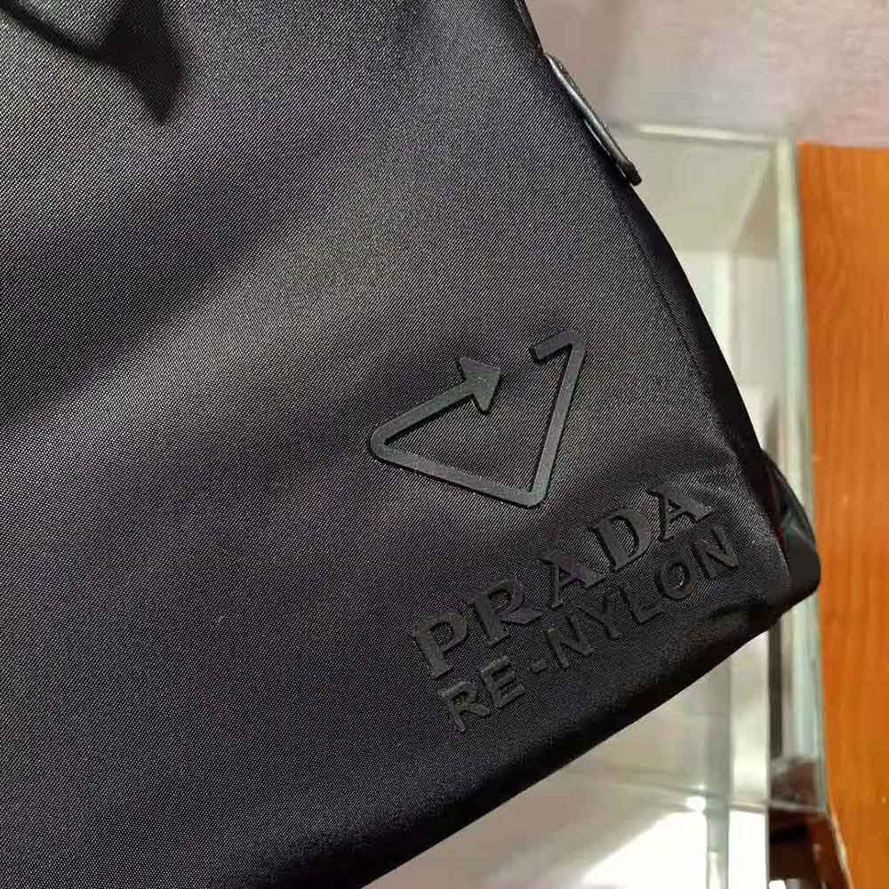 Prada Women Re-Nylon and Saffiano Leather Backpack-Black - image 8