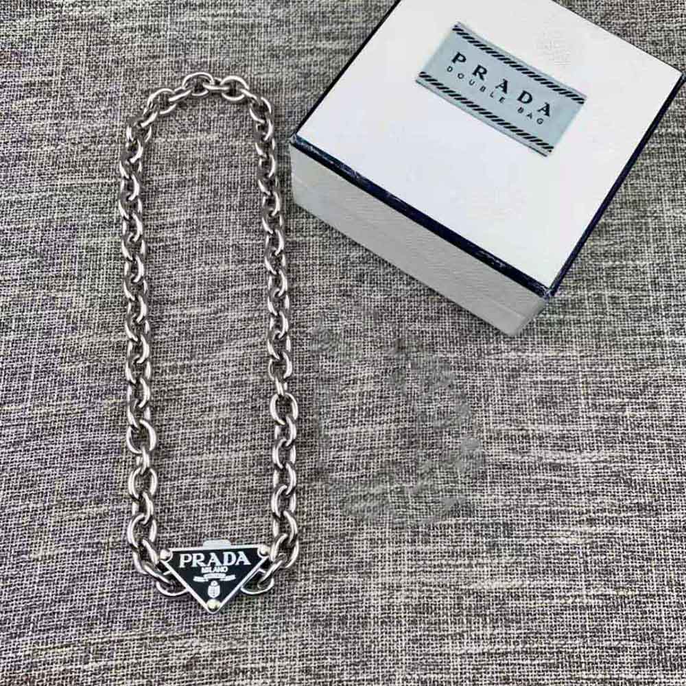 Prada Women Symbole Necklace 925 Sterling Silver - image 5