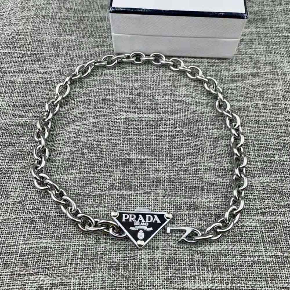 Prada Women Symbole Necklace 925 Sterling Silver - image 4