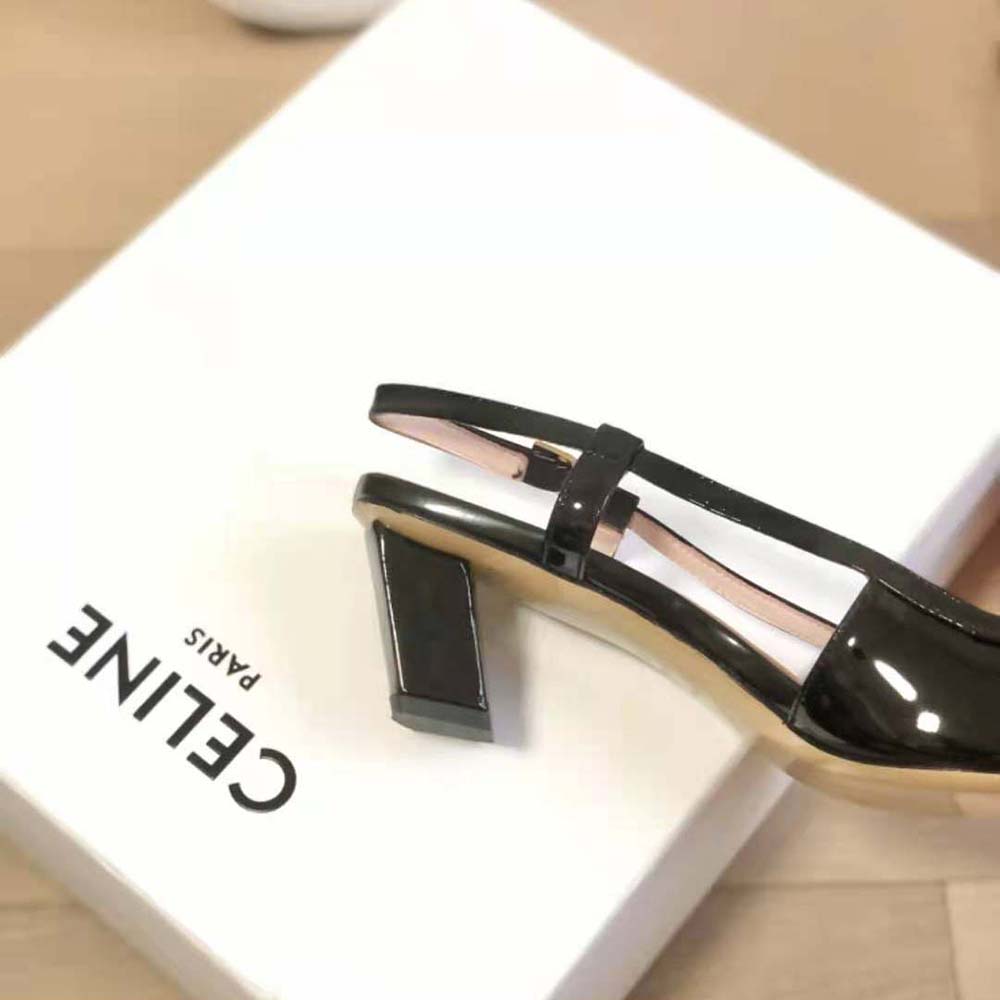 Roger Vivier Women Belle Vivier Metal Buckle Slingback Pumps in Patent Leather - image 6