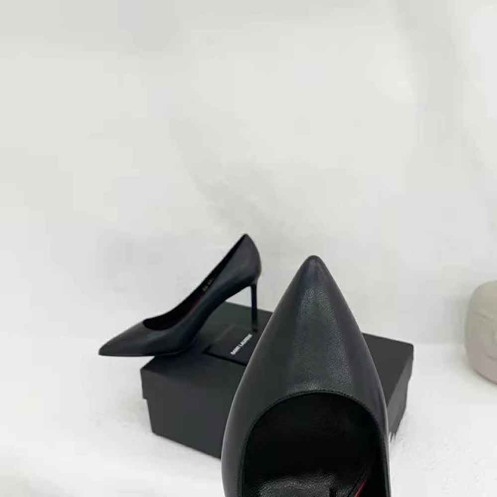 Saint Laurent YSL Women Anja Escarpin Pump in Smooth Leather - image 5