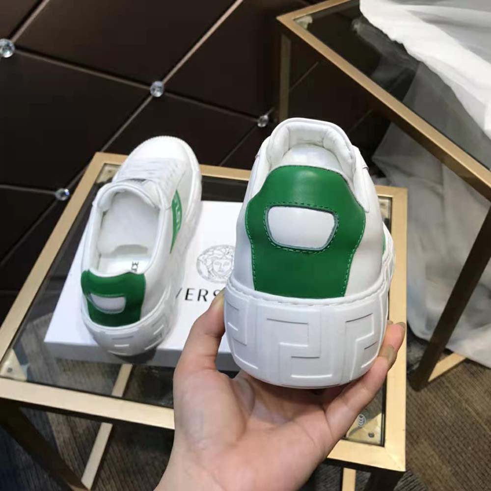 Versace Women A Classic Low Top Greca Sneakers-Green - image 9