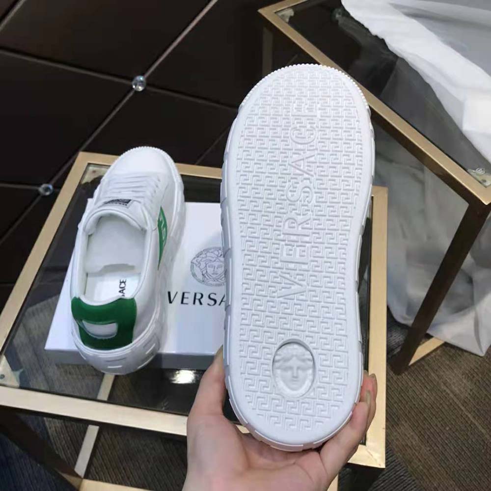 Versace Women A Classic Low Top Greca Sneakers-Green - image 8