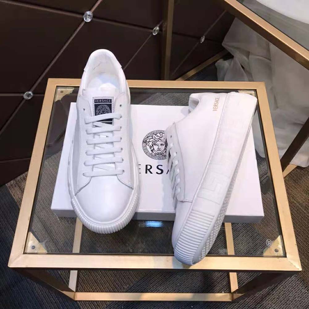 Versace Women A Classic Low Top Greca Sneakers-White - image 5
