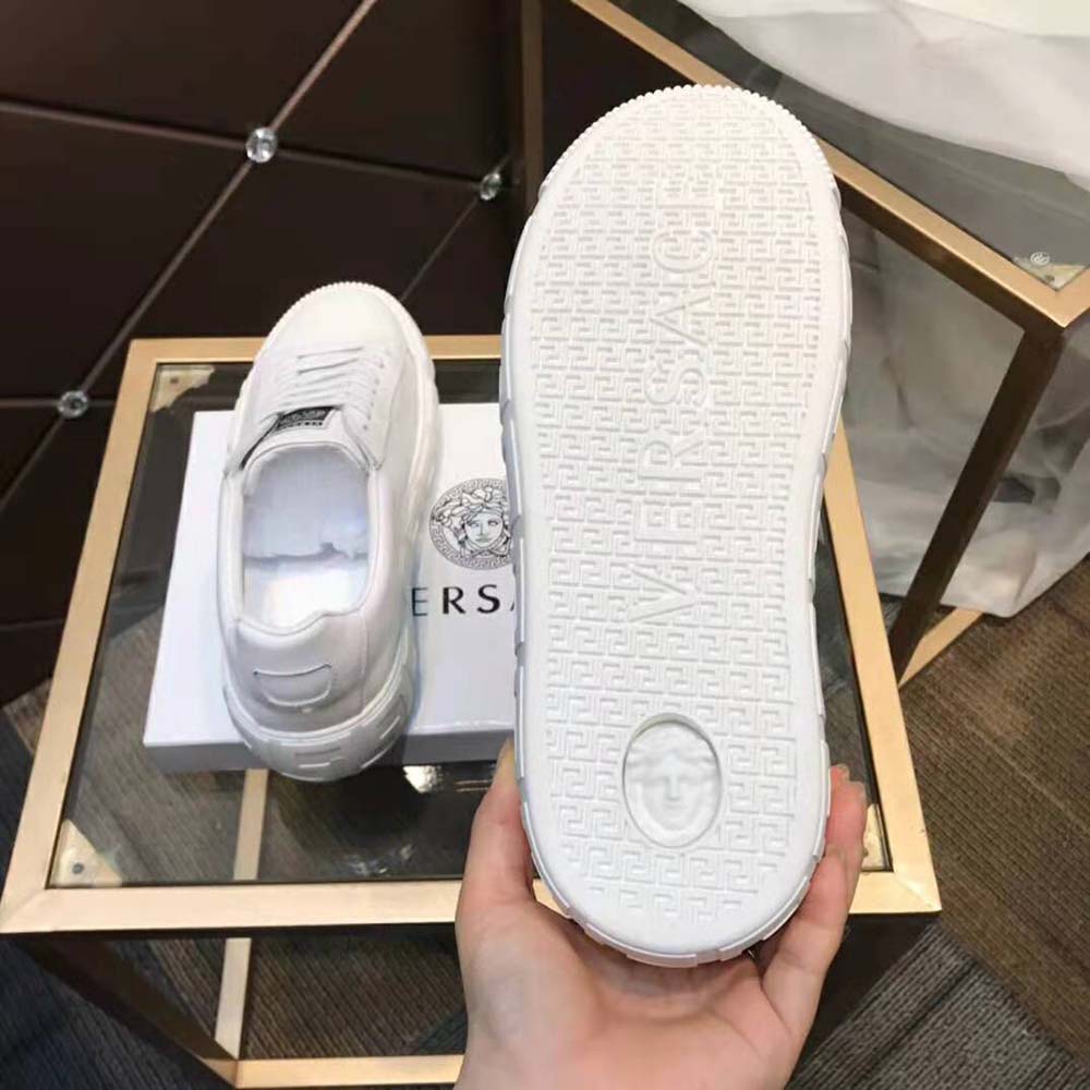 Versace Women A Classic Low Top Greca Sneakers-White - image 9