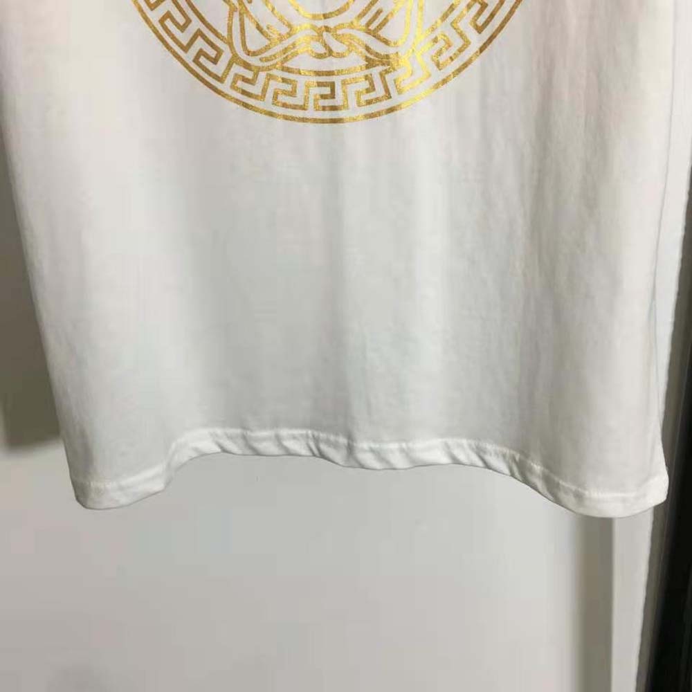 Versace Men GV Signature Medusa T-shirt-White - image 6
