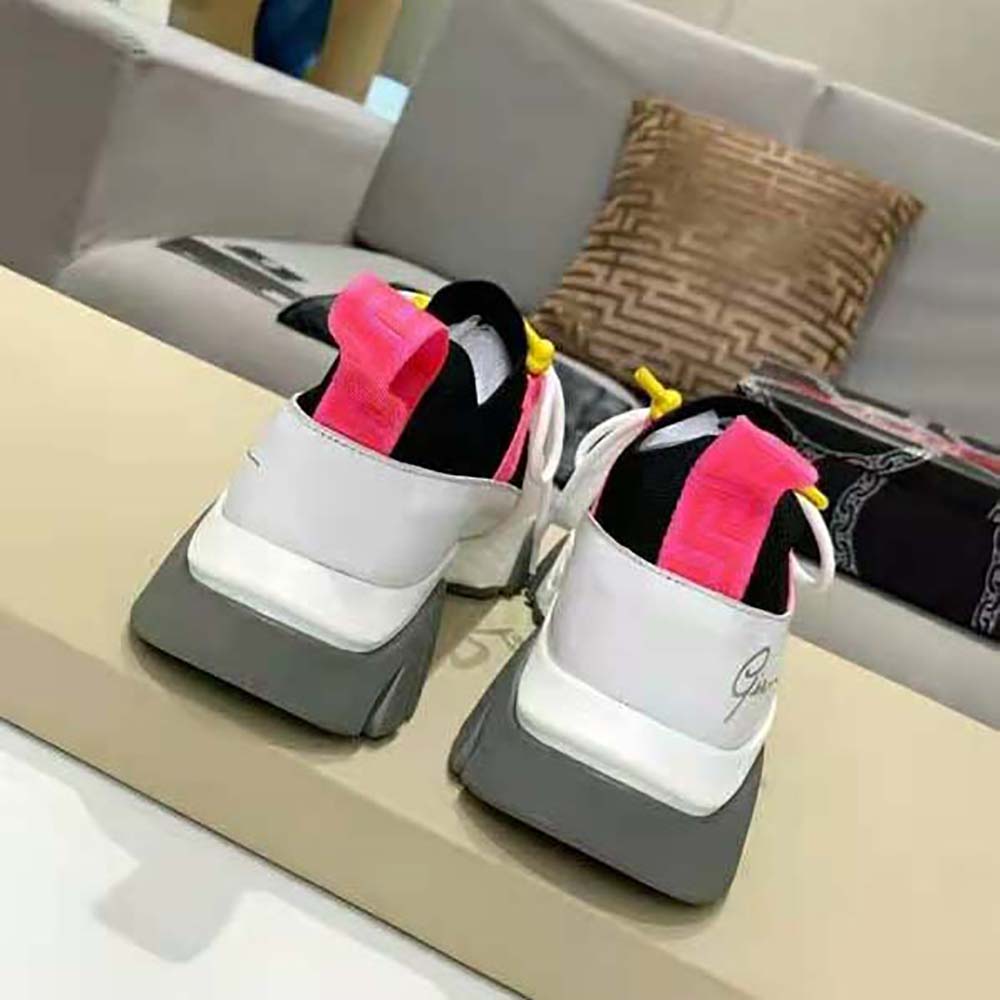 Versace Women Squalo Knit Sneakers-Pink - image 6