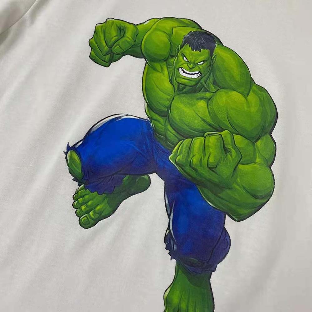 Balenciaga Women Hulk 2021Marvel Medium Fit T-Shirt in White - image 5