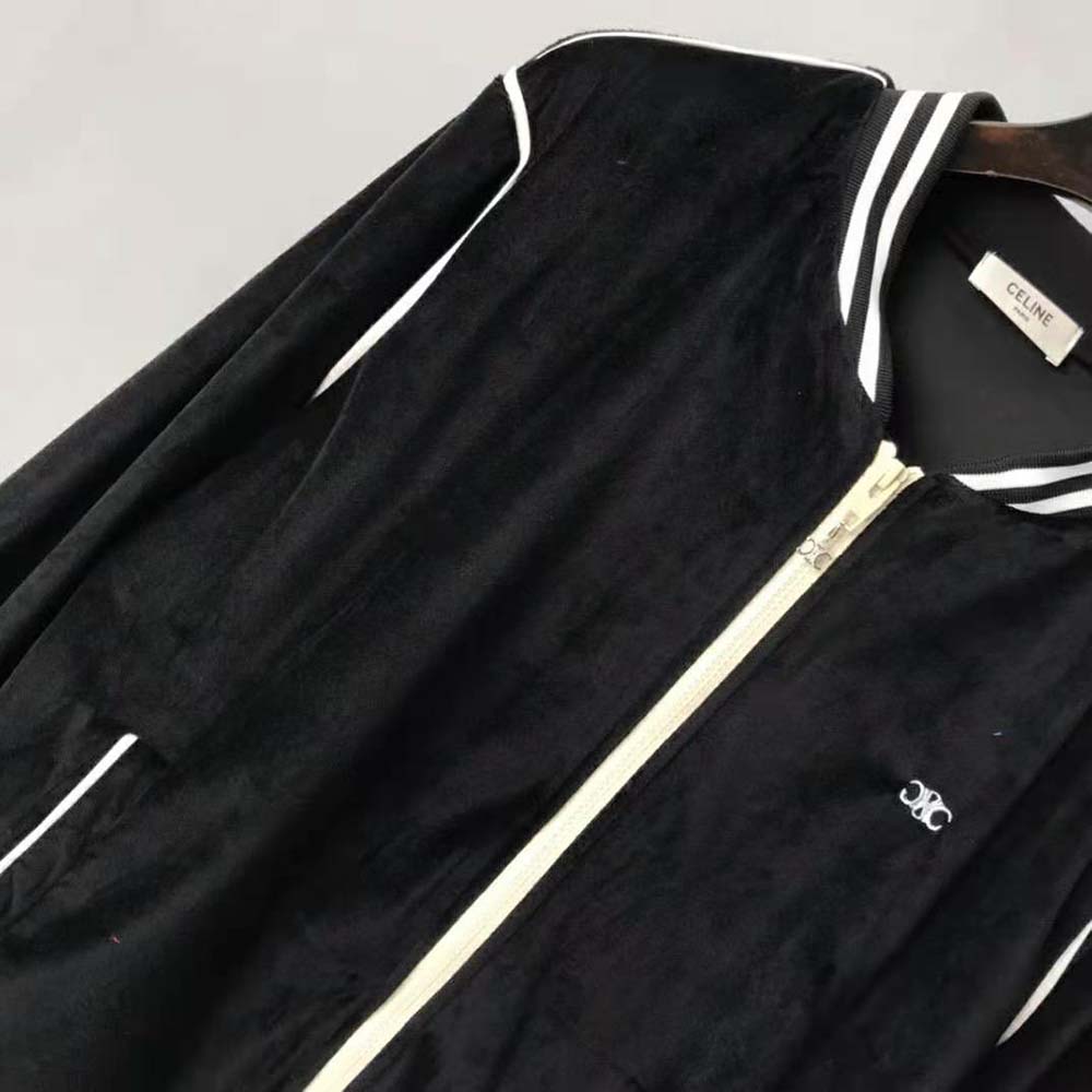 Celine Women Reversible Athletic Sweatshirt in Jersey - image 6
