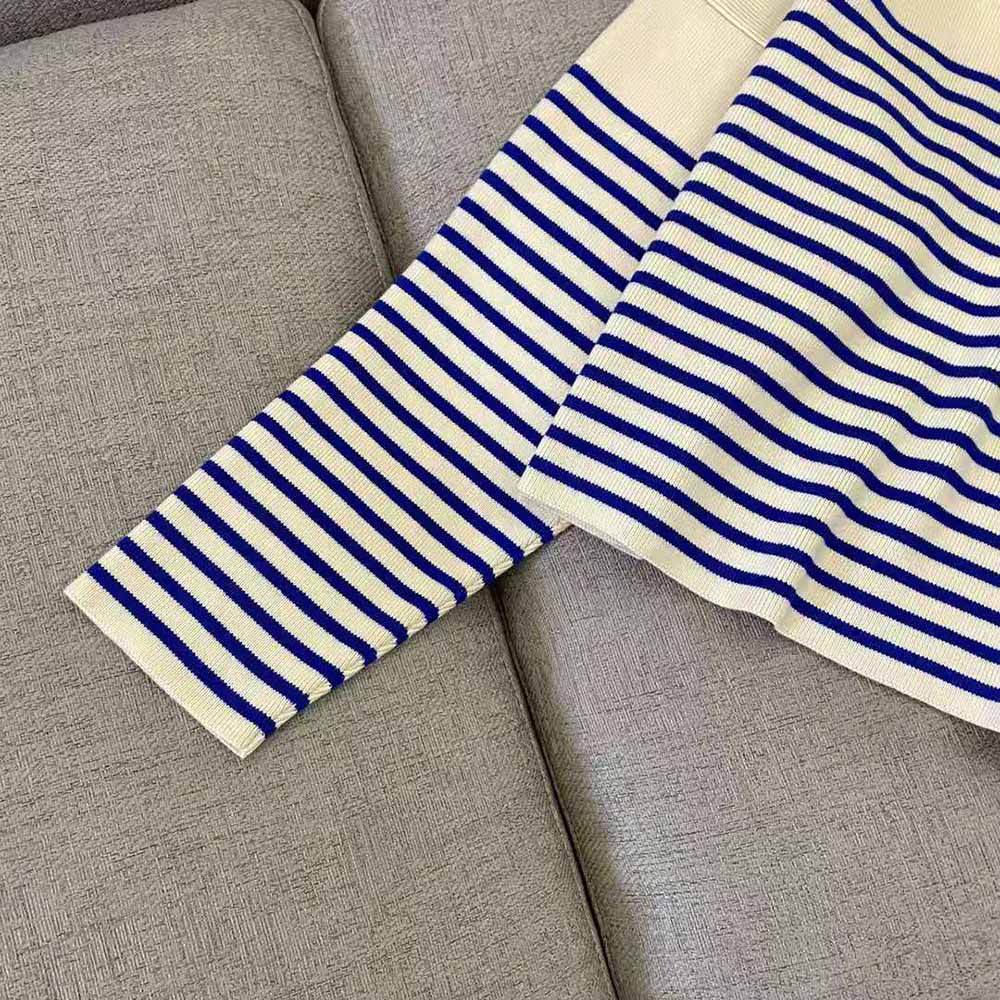 Celine Women Boxy Mariniere Sweater in Striped Cotton - image 7