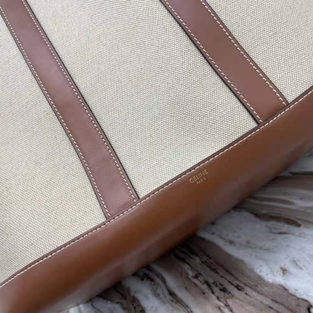 Celine Women Cabas Marin in Textile and Calfskin - image 7