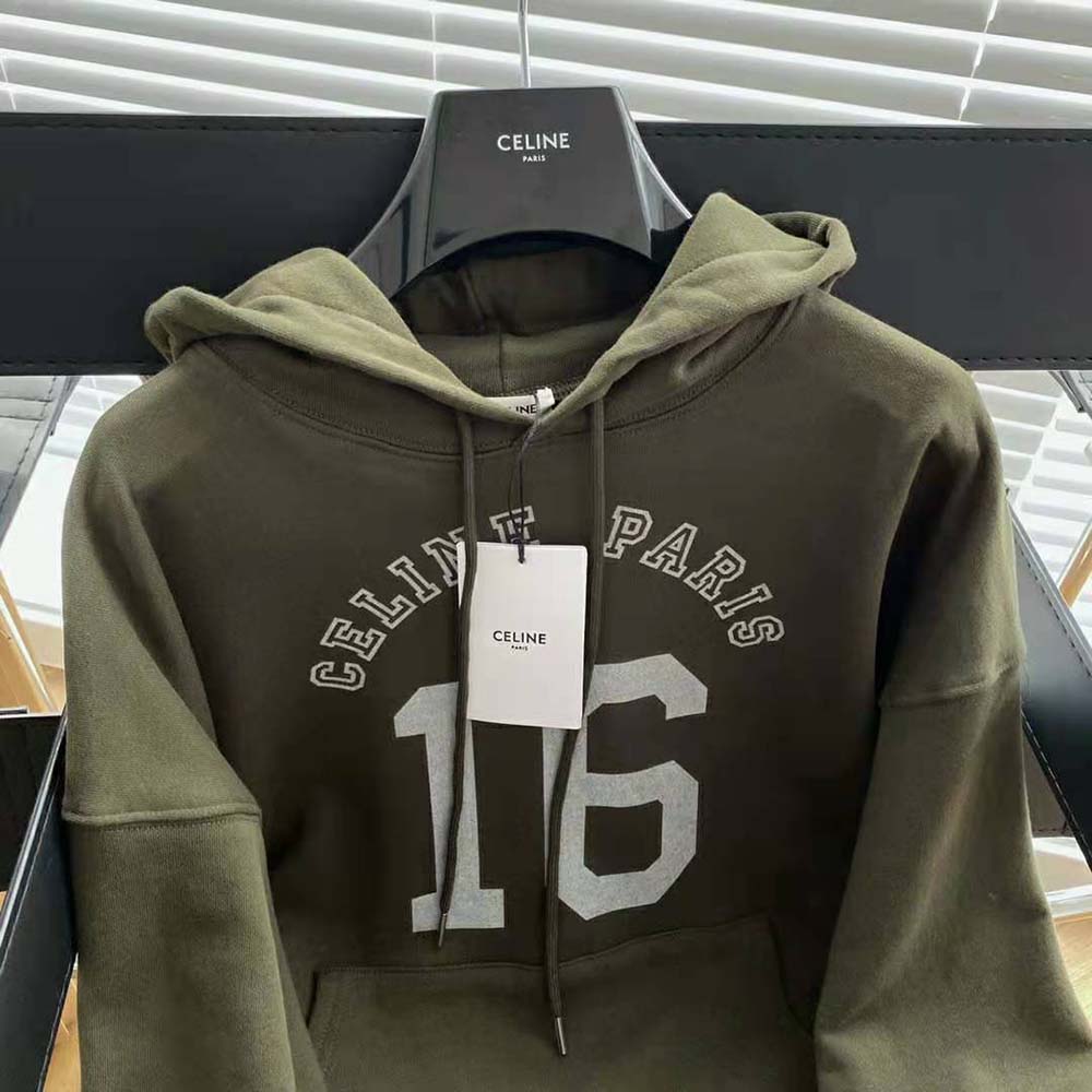 Celine Women Loose 16 Sweatshirt in Cotton and Cashmere - image 6