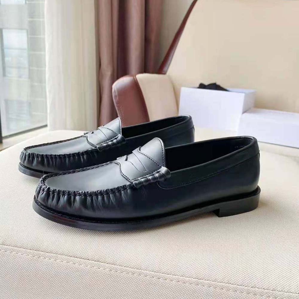 Celine Women Luco Loafer in Polished Calfskin-Black - image 8