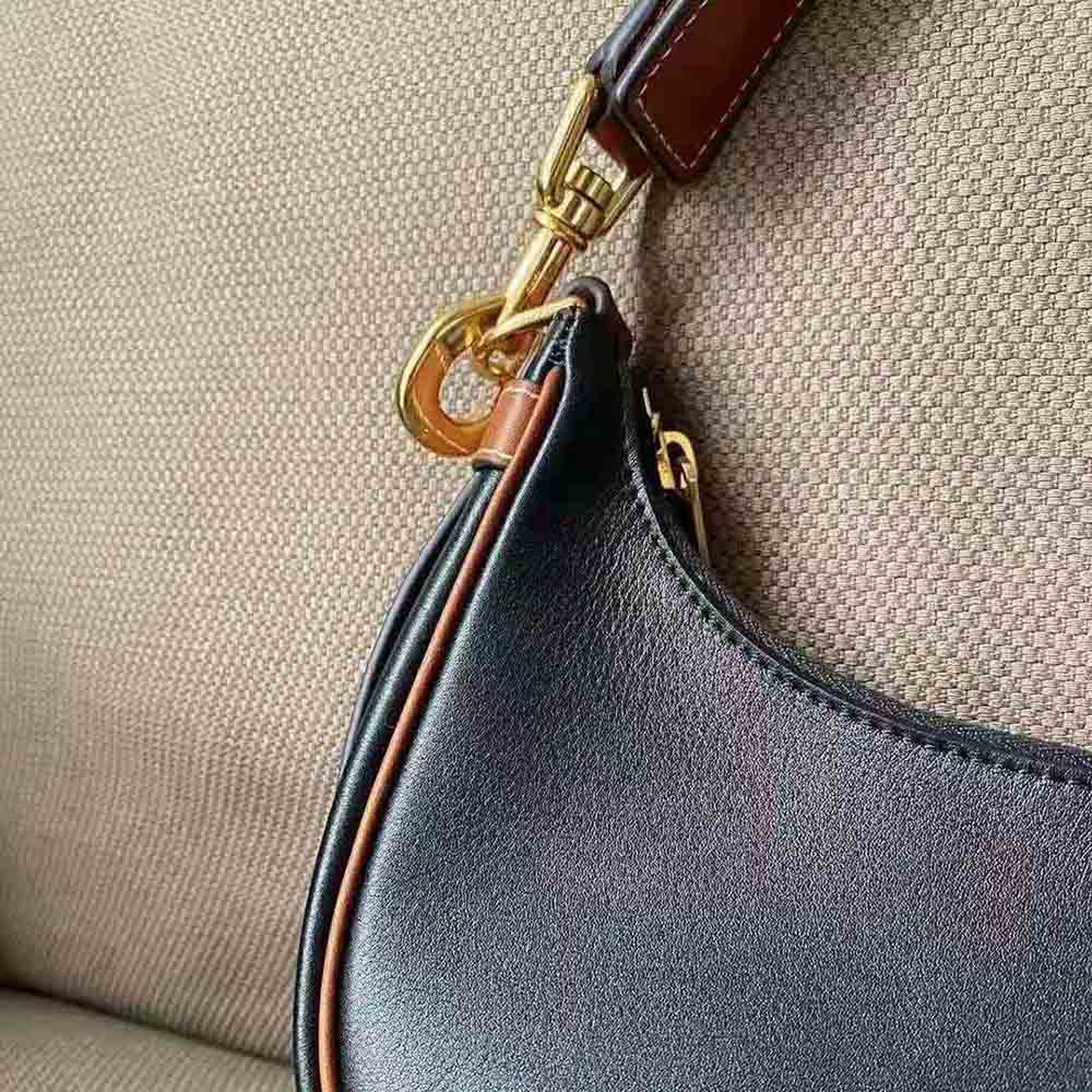 Celine Women Medium Strap Ava Bag in Smooth Calfskin-Black - image 9