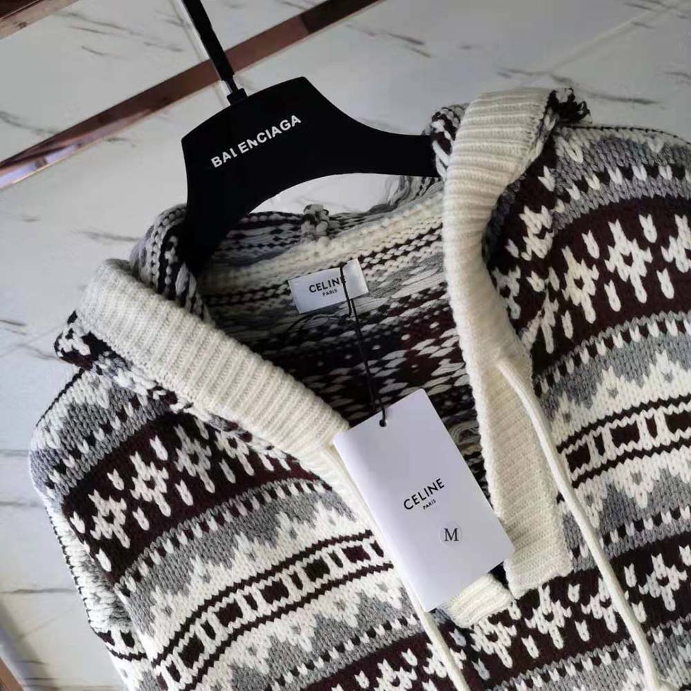 Celine Women Oversized Shetland Baja Pullover - image 4
