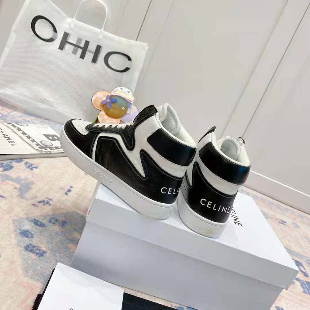 Celine Women Z Trainer CT-01 High Top Sneaker in Calfskin-Black - image 6